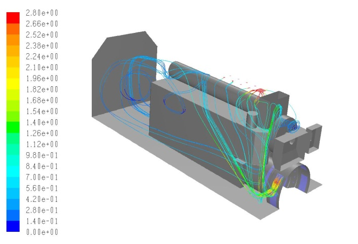 Refrigeration of train engines