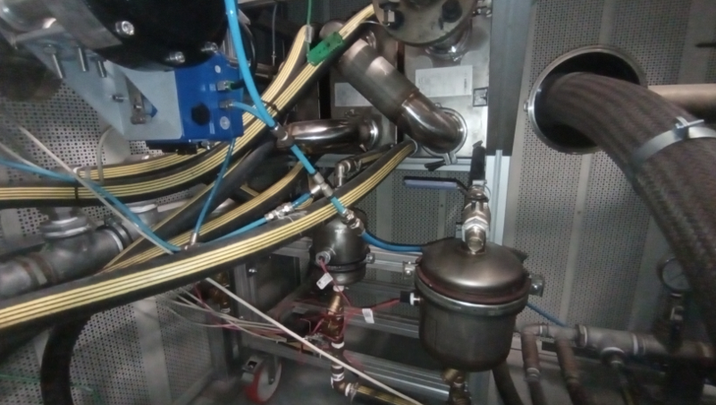 Exhaust gas drying system